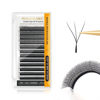 Picture of NAGARAKU WW Eyelash Extensions Supplies Double W lash Premade Fans 6D Russian Volume Faux Mink Matte Black 12 rows Cluster Pre Fanned Wispies Crisscross Clover False Lashes(0.07mm D curl 8-12mm Mix)