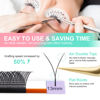 Picture of NAGARAKU YY Eyelash Extensions Supplies Y Shape Lash Premade 4D Easy Fan Russian Volume Cluster Faux Mink Matte 12 rows pre Fanned Wispies Crisscross Eye Lashes(0.07mm LU curl 11mm)