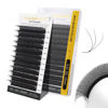 Picture of NAGARAKU W Shape Eyelash Extension 3D VolumeCluster Premade Fans Eye Lashes Faux Mink Matte Black Easy Fanning False Eyelashes (0.07mm DD curl 15mm)