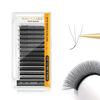 Picture of NAGARAKU 3D W Shape Eyelash Extension Supplies Natural Soft Volume 0.07mm LU curl 8-15mm Mix Premade Fans Faux Mink Matte Black Cluster Easy Fanning False Lashes