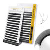Picture of NAGARAKU W Shape Eyelash Extension 3D VolumeCluster Premade Fans Eye Lashes Faux Mink Matte Black Easy Fanning False Eyelashes (0.07mm DD curl 9mm)