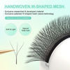 Picture of NAGARAKU W Eyelash Extension 3D Volume Premade Fan 0.07mm L curl 8-12mm mix Faux Mink Matte Black Cluster Easy Fanning yy Eye Lashes