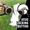 Picture of LIEVUIKEN Retractable Dog Leash Automatic Telescopic Tractor Dog Tape, Pet Tape 10/16 FT Durable and Convenient, with Folding Bowl, Dispenser, Rubbish Bags, Suitable for Small and Medium Dogs