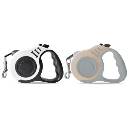 Picture of LIEVUIKEN Retractable Dog Leash Automatic Telescopic Tractor Dog Tape, Pet Tape 10/16 FT Durable and Convenient, with Non-Slip Handle, Suitable for Small and Medium-Sized Dogs
