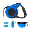 Picture of LIEVUIKEN Retractable Dog Leash Automatic Telescopic Tractor Dog Tape, Pet Tape 10/16 FT Durable and Convenient, with Folding Bowl, Dispenser, Rubbish Bags, Suitable for Small and Medium Dogs