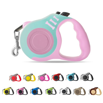 Picture of LIEVUIKEN Retractable Dog Leash Automatic Telescopic Tractor Dog Tape, Pet Tape 10/16 FT Durable and Convenient, with Non-Slip Handle, Suitable for Small and Medium-Sized Dogs