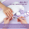Picture of SAVILAND Acrylic Nail Kit - 30g Clear Acrylic Powder & 60ml Acrylic Liquid Set with Nail Brush Nail Forms Tools Extension Nail Kit for Beginners with Everything for Home DIY Salon Nails Application