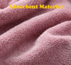Picture of M-bestl 2 Pack Microfiber Hair Towel Wrap,Hair Drying Towel with Button Design,Head Towel to Dry Curly Hair Quickly (Bean Pink)