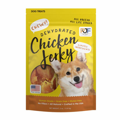 Picture of Pet Jerky Factory Premium Whole Muscle Chicken 5 oz. Dog Jerky Treats | 100% Human Grade | USA Made | High Protein | Grain Free | Limited Ingredients | No Filler | BHA-BHT Free | Chewy Texture