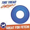 Picture of Nerf Dog 10in Enhanced Translucent TPR Tire Flyer - Blue,Medium Breeds