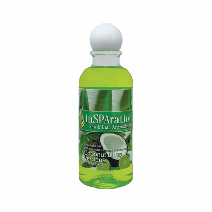 Picture of inSPAration Spa and Bath Aromatherapy 371X Spa Liquid, 9-Ounce, Coconut Lime Verbena