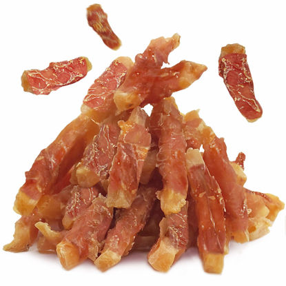 Picture of MON2SUN Dog Treats Rawhide Free Chicken Wrapped Sweet Potato Dog Snacks, Gluten & Grain Free Dog Treats for Puppy and Small Dogs, (Chicken, 10 Ounce -Pack of 1)