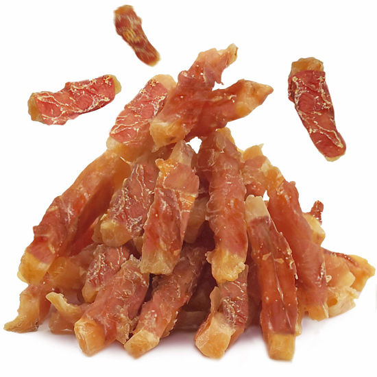 Picture of MON2SUN Dog Treats Rawhide Free Chicken Wrapped Sweet Potato Dog Snacks, Gluten & Grain Free Dog Treats for Puppy and Small Dogs, (Chicken, 10 Ounce -Pack of 1)