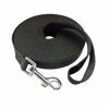 Picture of Nylon Training Dog Leash for Small Medium Large Dogs, 15ft 20ft 30ft 50ft Long Leash Dog/Puppy Lead for Obedience Recall Training, Camping (1" x 30ft, Black)