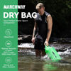 Picture of MARCHWAY Floating Waterproof Dry Bag Backpack 5L/10L/20L/30L/40L, Roll Top Sack Keeps Gear Dry for Kayaking, Rafting, Boating, Swimming, Camping, Hiking, Beach, Fishing (Green, 5L)