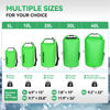 Picture of MARCHWAY Floating Waterproof Dry Bag Backpack 5L/10L/20L/30L/40L, Roll Top Sack Keeps Gear Dry for Kayaking, Rafting, Boating, Swimming, Camping, Hiking, Beach, Fishing (Green, 5L)