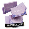 Picture of FOMIN - Antibacterial Paper Soap Sheets for Hand Washing - (300 Sheets) Lavender Portable Travel Soap Sheets, Dissolvable Camping Mini Soap, Portable Hand Soap Sheets