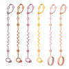 Picture of LittleHugs Toy Straps for Baby, Adjustable Toy Holder for Stroller Accessories, Silicone Baby Tether Pacifier Clip, No Throw Baby Travel Essential Leash for High Chair, Car Seat (6-Pack)