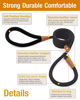 Picture of lynxking 6 FT Dog Leash Slip Lead 2 Pack Strong Heavy Duty Braided Dog Training Leash No Pull Training Lead Leashes for Medium Large and Small Dogs