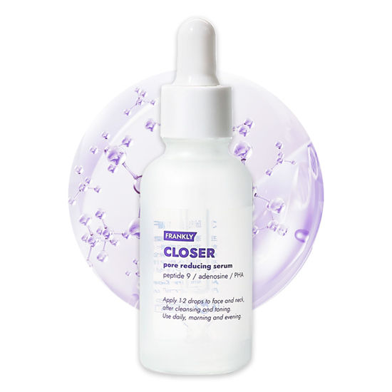 Picture of Frankly Closer Serum - Pore Minimizing, Anti-Aging, Elasticity, Hydration, Plump & Dewy Skin |9 Peptides, Vegan Collagen, PHA |Non-comedogenic & Derm Tested Korean Skincare |All skin types |1.01 fl.oz