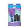 Picture of Wet Brush Original Detangler Hair Brush Ghostly Style Kit - Ultra-Soft IntelliFlex Bristles - Detangling Brush Glides Through Tangles For All Hair Types (Wet Dry & Damaged) - 1 Brush & 1 Claw Clip