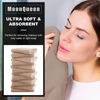 Picture of MOONQUEEN Microfiber Facial Cloths Fast Drying Washcloth 12 Pack - Premium Soft Makeup Remover Cloths - Brown