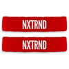 Picture of Nxtrnd Bicep Bands for Football, Slim Arm Sweat Bands, Sold as a Pair (Red) One Size Fits Most