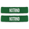 Picture of Nxtrnd Bicep Bands for Football, Slim Arm Sweat Bands, Sold as a Pair (Dark Green) One Size Fits Most