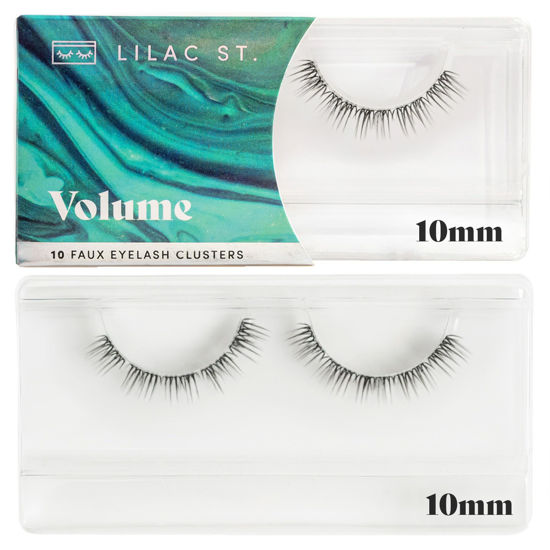 Picture of Lilac St - Volume Dramatic Faux Eyelash Clusters (10mm) - Dense & Distinctive Look - DIY Lash Extension Wisps - Lightweight & Lifelike - Lasts 10 Days - Korean Silk - Cruelty Free, Vegan - 10 Lashes