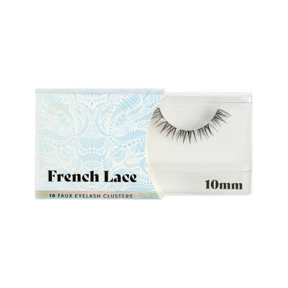 Picture of Lilac St. - French Lace Lashes - Delicate & Wispy Lash - Refined with Elevated Boldness - Ultra Lightweight & Reusable - Vegan & Cruelty Free - 10 mm