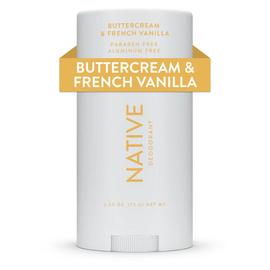 Picture of Native Deodorant Contains Naturally Derived Ingredients, 72 Hour Odor Control | Seasonal Scents for Women and Men, Aluminum Free with Baking Soda, Coconut Oil & Shea Butter | Buttercream & Vanilla