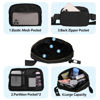 Picture of Birthday Gifts Initial Letter Waist Pack Personalized Gift for 8 9 10 11 12 Year old Girls Teen Cute Gifts Mini Small Pack Black Letter A