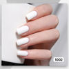 Picture of GAOY White Red Gel Nail Polish Set, 6 Colors Nude Black Pink Soak Off Gel Polish Kit for Salon and Nail Art DIY at Home