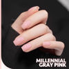 Picture of GAOY Gray Pink Jelly Gel Nail Polish of 6 Transparent Nude Pink Black Whiter Colors Sheer Gel Polish Kit for Salon Gel Manicure and Nail Art DIY at Home