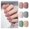 Picture of GAOY Morandi Color Gel Nail Polish of 6 Neutral Colors Including Nude Red White Blue Gel Polish Kit for Salon Gel Manicure and Nail Art DIY at Home