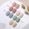 Picture of GAOY Morandi Color Gel Nail Polish of 6 Neutral Colors Including Nude Red White Blue Gel Polish Kit for Salon Gel Manicure and Nail Art DIY at Home