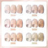 Picture of GAOY Jelly Nude Gel Nail Polish Set, 6 Transparent Colors Sheer Light Pink Brown Gel Nail Kit for Salon and Nail Art DIY at Home