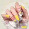 Picture of GAOY Yellow Gel Nail Polish Set, 6 Colors Nude Orange Soak Off Gel Polish Kit for Salon and Nail Art DIY at Home