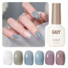 Picture of GAOY Mizzle Gel Nail Polish, Jelly Milky White Blue Gray Purple, Sheer Gel Polish Kit for Salon Gel Manicure and Nail Art DIY at Home