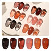 Picture of GAOY Jelly Gel Nail Polish of 6 Transparent Milker Nude Brown Red Pink Colors Sheer Gel Polish Kit for Salon Gel Manicure and Nail Art DIY at Home