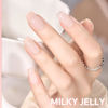 Picture of GAOY Milky Jelly Nude Gel Nail Polish Set, 6 Transparent Colors Sheer White Pink Gel Nail Kit for Salon and Nail Art DIY at Home