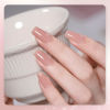 Picture of GAOY Rose Quartz Jelly Gel Nail Polish of 6 Transparent Nude Pink Gray Colors Sheer Gel Polish Kit for Salon Gel Manicure and Nail Art DIY at Home