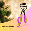 Picture of Kaasage Eyelash Curler with Pads, Lash Curler with 5 Extra Silicone Replacement Pads, Achieve Curls in 5 Seconds