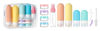 Picture of Depoza 16 Pack Travel Bottles Set - TSA Approved Leak Proof Silicone Squeezable Containers for Toiletries, Conditioner, Shampoo, Lotion & Body Wash Accessories (16 pcs/White Pack)