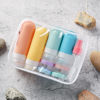 Picture of Depoza 16 Pack Travel Bottles Set - TSA Approved Leak Proof Silicone Squeezable Containers for Toiletries, Conditioner, Shampoo, Lotion & Body Wash Accessories (16 pcs/White Pack)