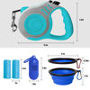 Picture of LIEVUIKEN Retractable Dog Leash Automatic Telescopic Tractor Dog Tape, Pet Tape 10/16 FT Durable and Convenient, with Folding Bowl, Dispenser, Rubbish Bags, Suitable for Small and Medium Dogs