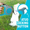Picture of LIEVUIKEN Retractable Dog Leash Automatic Telescopic Tractor Dog Tape, Pet Tape 10/16 FT Durable and Convenient, with Folding Bowl, Dispenser, Rubbish Bags, Suitable for Small and Medium Dogs