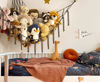 Picture of mirolam Stuffed Animals Hammock Net Corner-Hanging Stuff Animal Toy Storage Organizer for Plush Plushie Room Bedroom Nursery Decor Toy Storage Organization