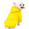 Picture of Jecikelon Pet Dog Cold Weather Coat with Pocket Winter Dog Hoodie Warm Puppy Clothes for Small Dogs Chihuahua Clothing (Small, Y02-Yellow)