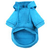 Picture of Jecikelon Pet Dog Cold Weather Coat with Pocket Winter Dog Hoodie Warm Puppy Clothes for Small Dogs Chihuahua Clothing (Medium, Y02-Blue)